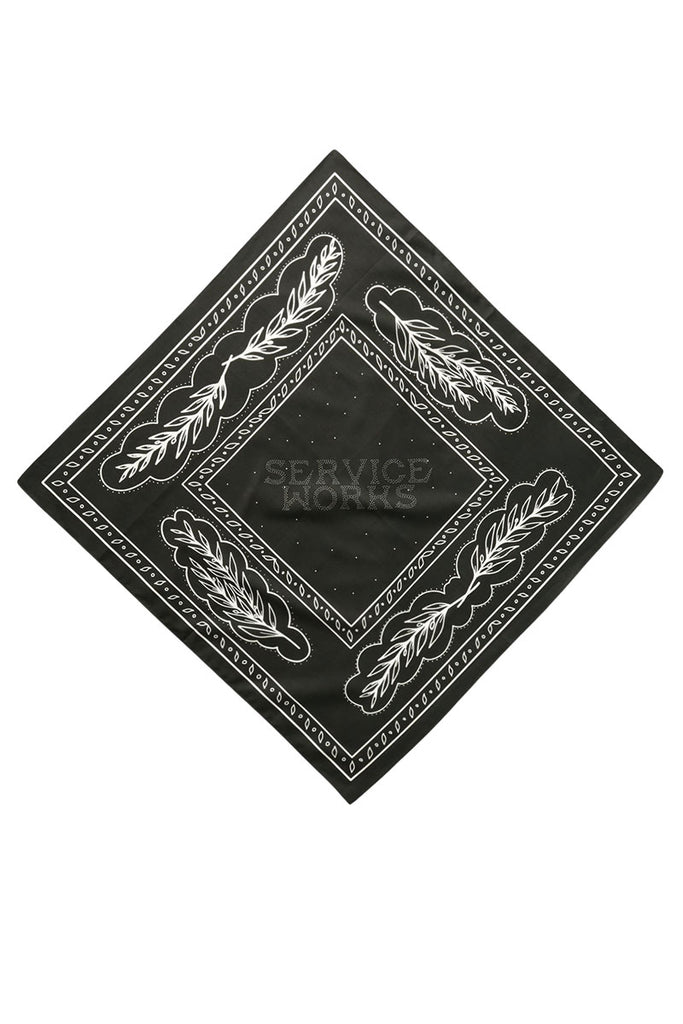 SERVICE WORKS OLIVE BRANCH BANDANA Black