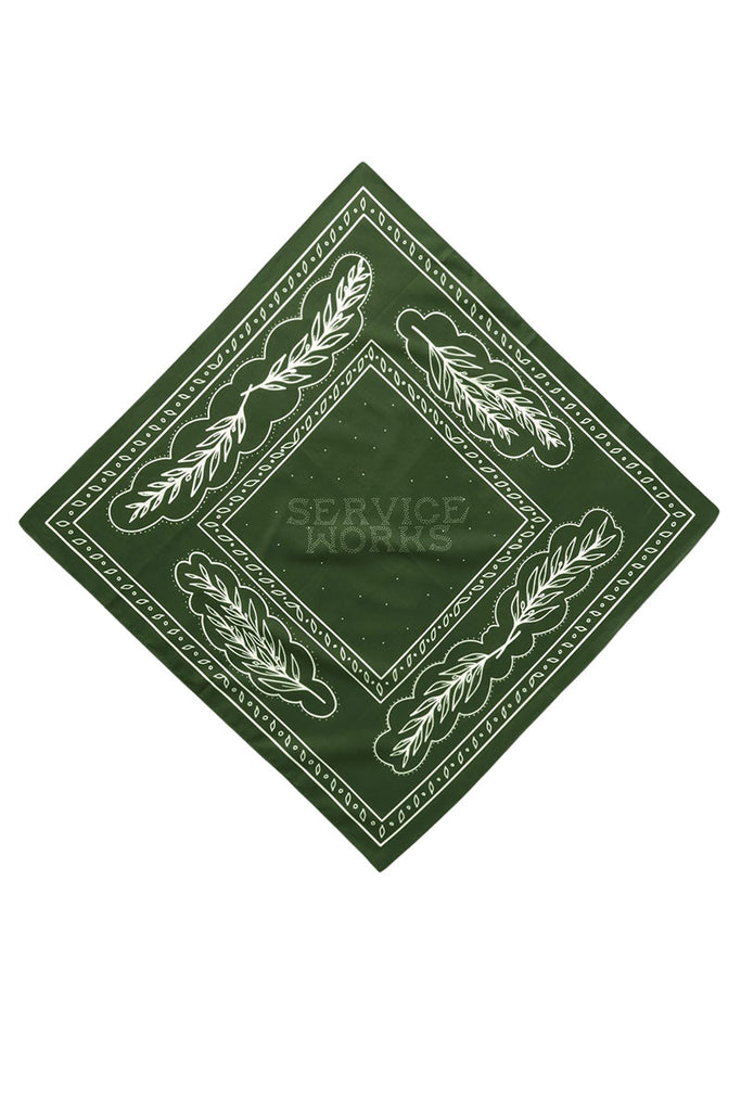 SERVICE WORKS OLIVE BRANCH BANDANA Olive