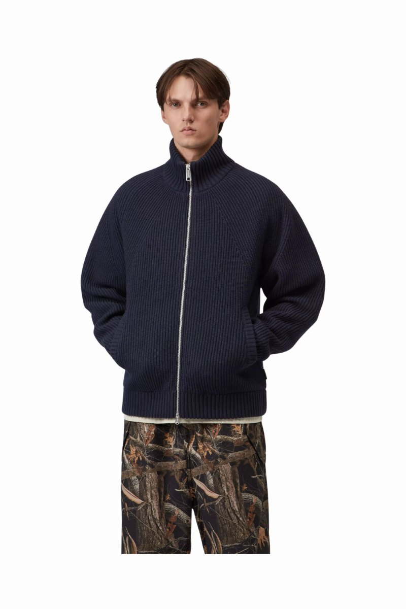 Gilet Carhartt WIP Banley bleu marine foncé – vue 3