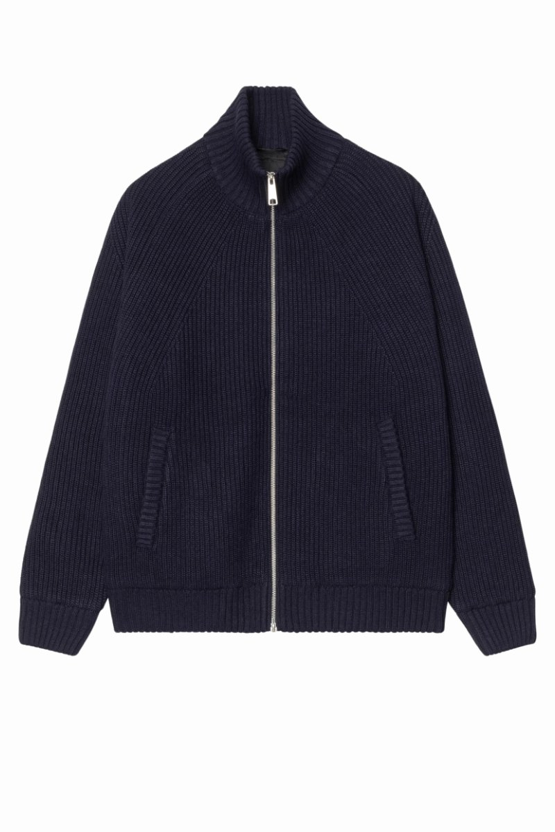 Gilet Carhartt WIP Banley bleu marine foncé – vue 2