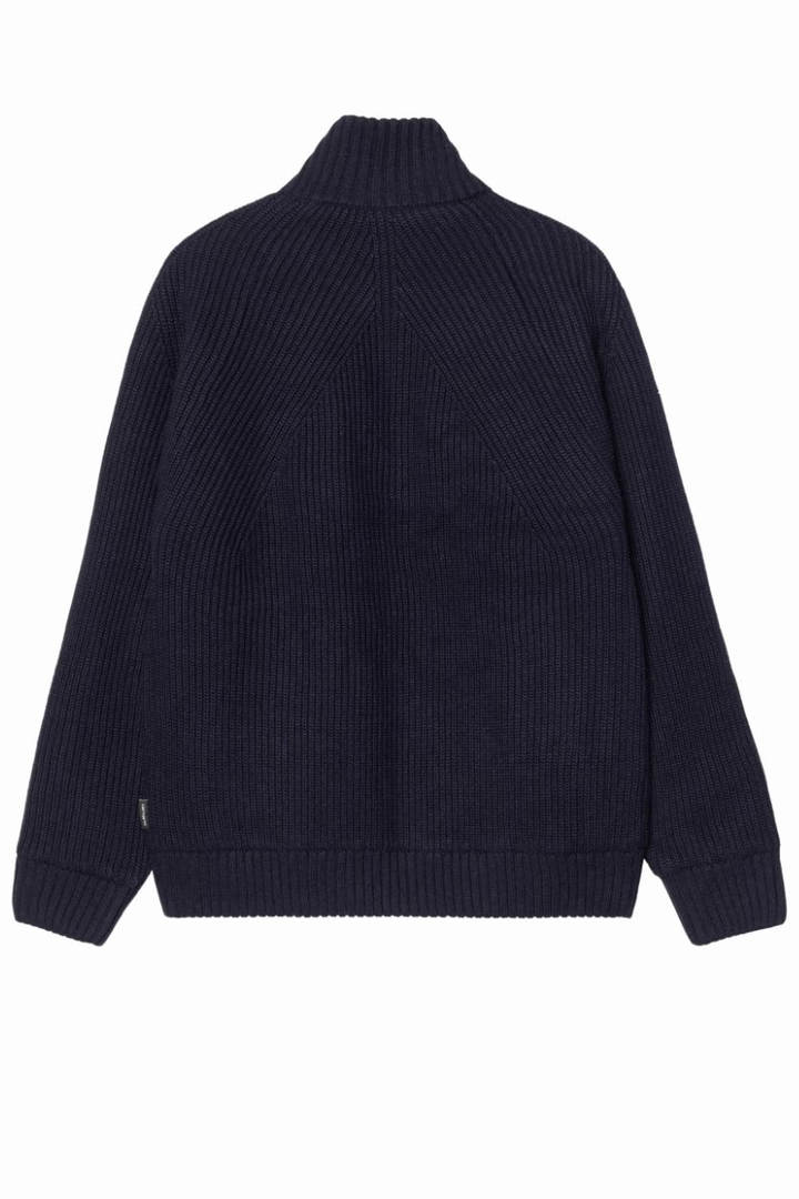 Gilet Carhartt WIP Banley bleu marine foncé – vue 4
