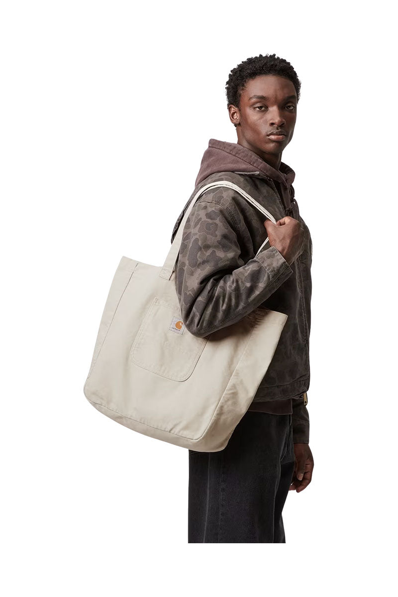 CARHARTT WIP BAYFIELD TOTE Fleur De Sel Stone Canvas