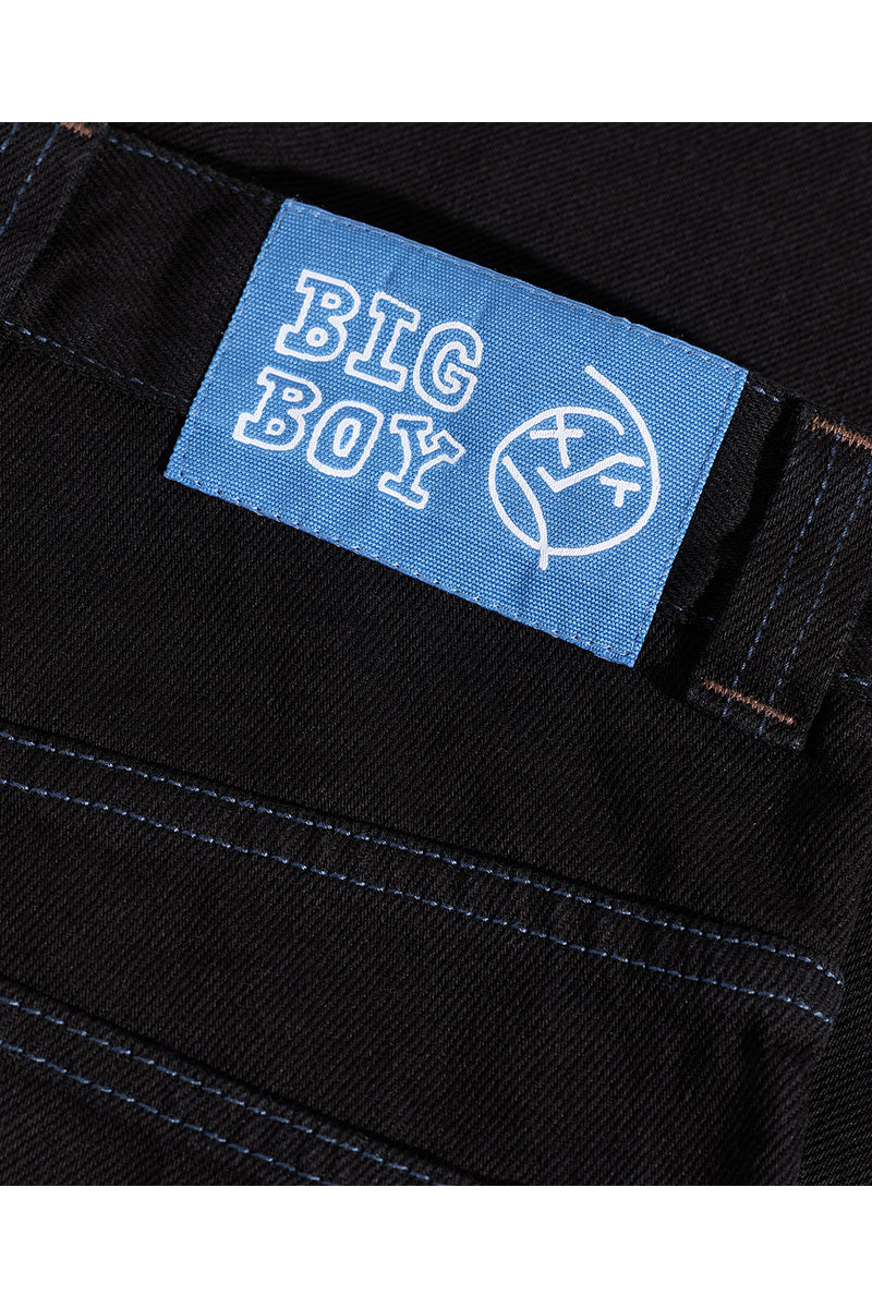 POLAR BIG BOY JEANS Black / Blue Stitching