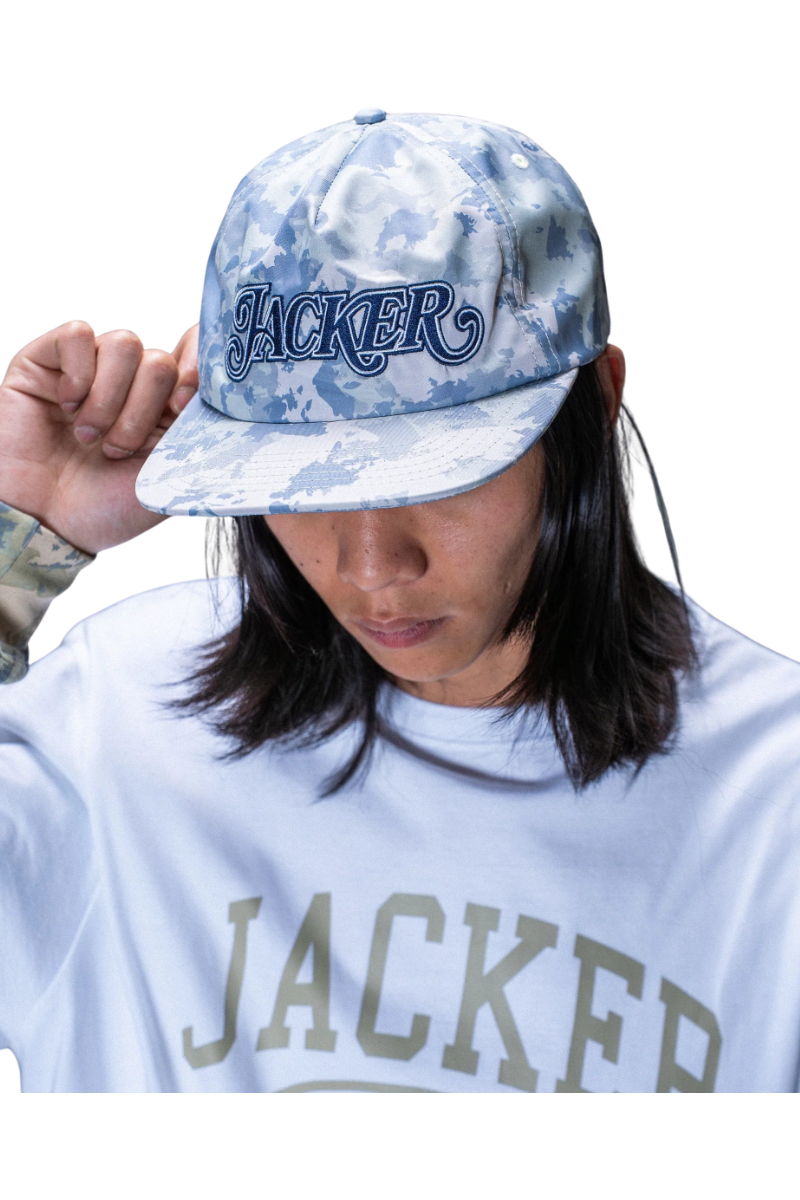 JACKER BIG LOGO SNAPBACK 5 PANEL Camo
