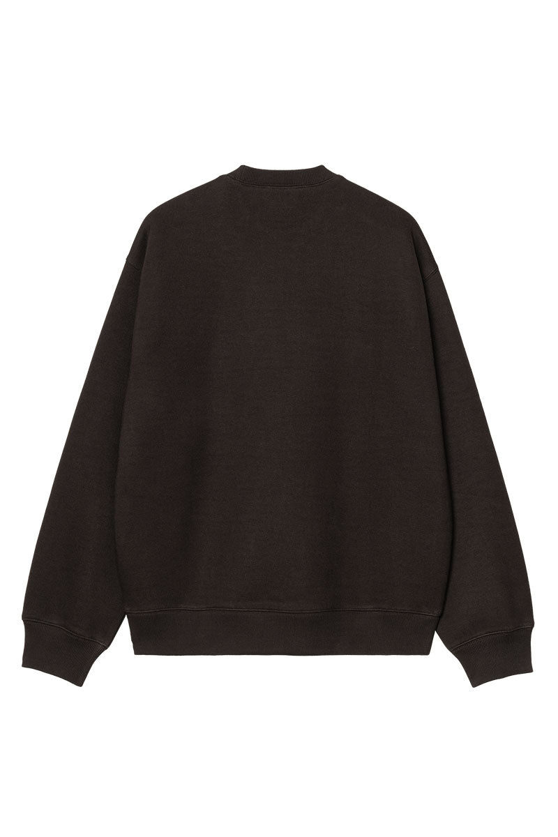 CARHARTT WIP BIG SCHOOL SWEAT Tobacco
