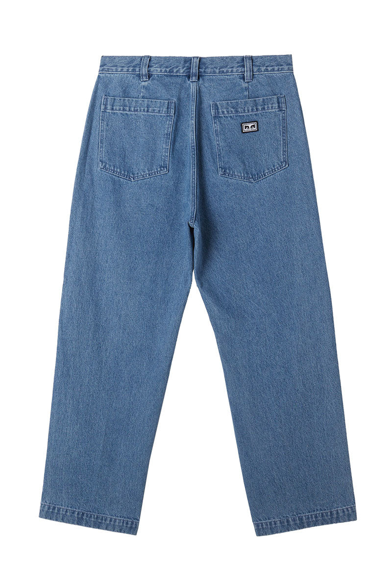 OBEY BIG TIMER UTILITY DENIM PANT Light Indigo