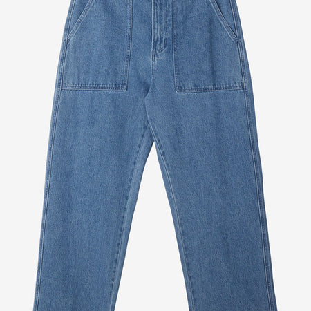 OBEY BIG TIMER UTILITY DENIM PANT Light Indigo