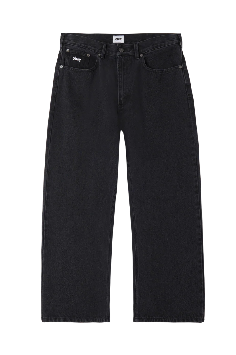 OBEY BIGWIG BAGGY PANT Faded Black