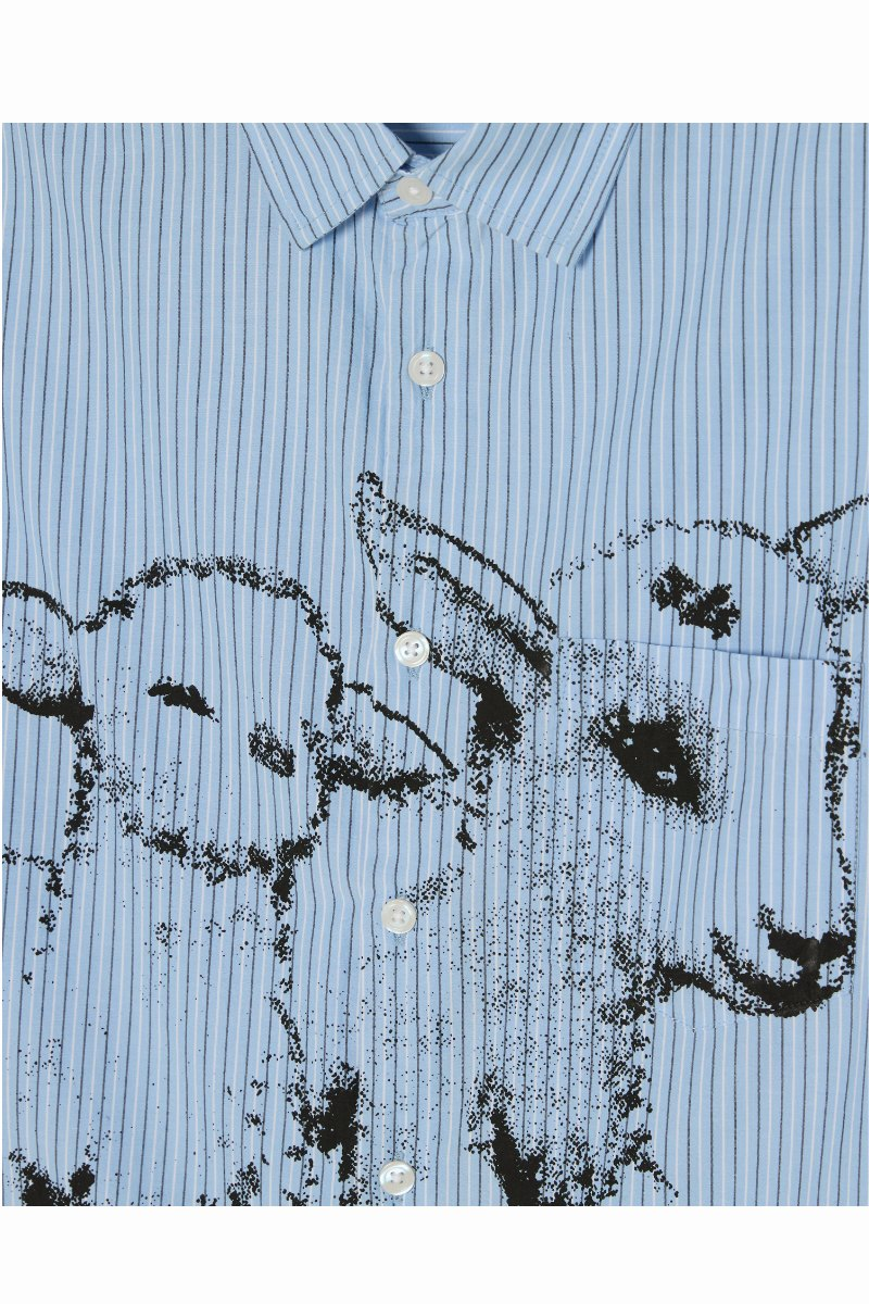 Obey Billy Woven L/s Light Blue – view 3