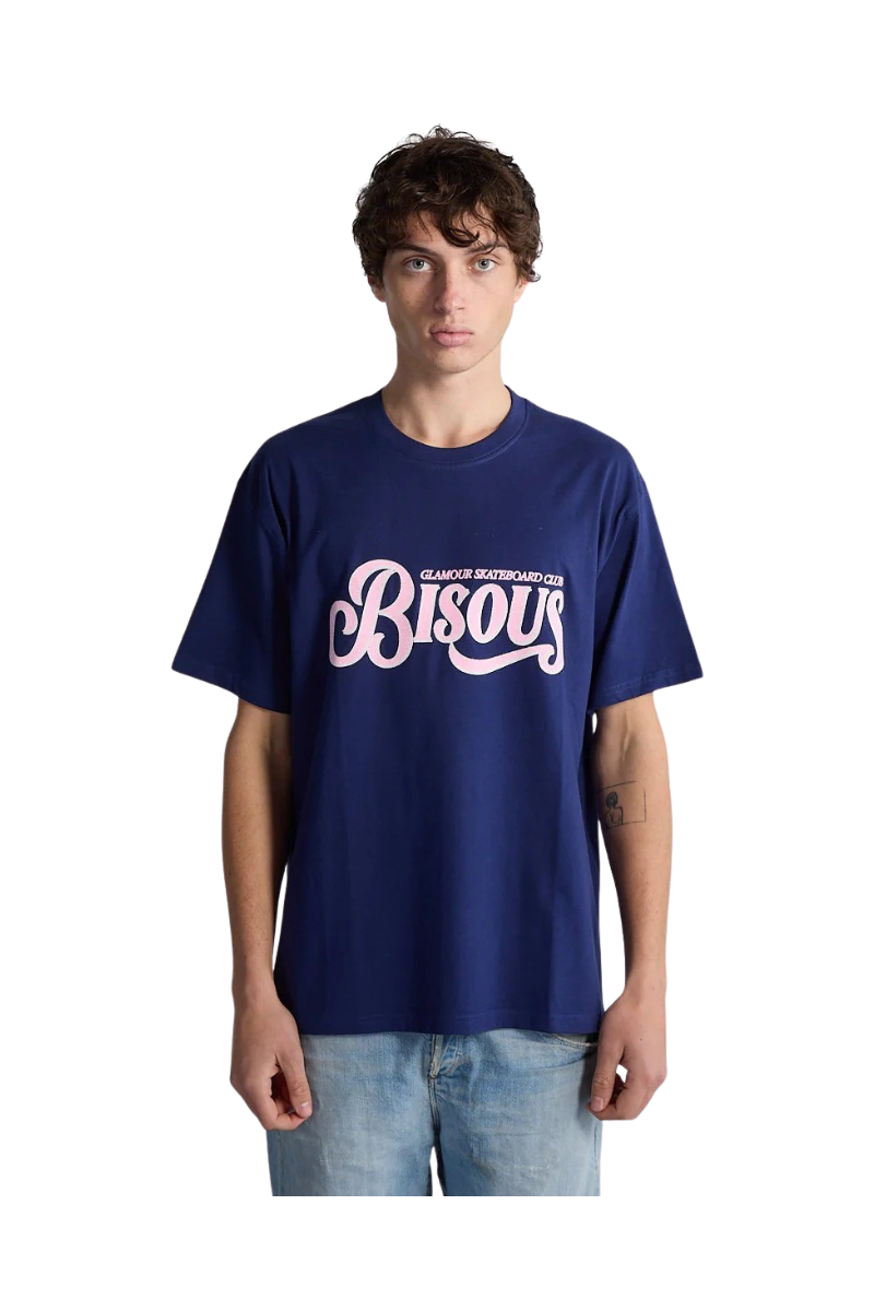BISOUS SKATEBOARDS GLAMOUR T-SHIRT Royal Blue
