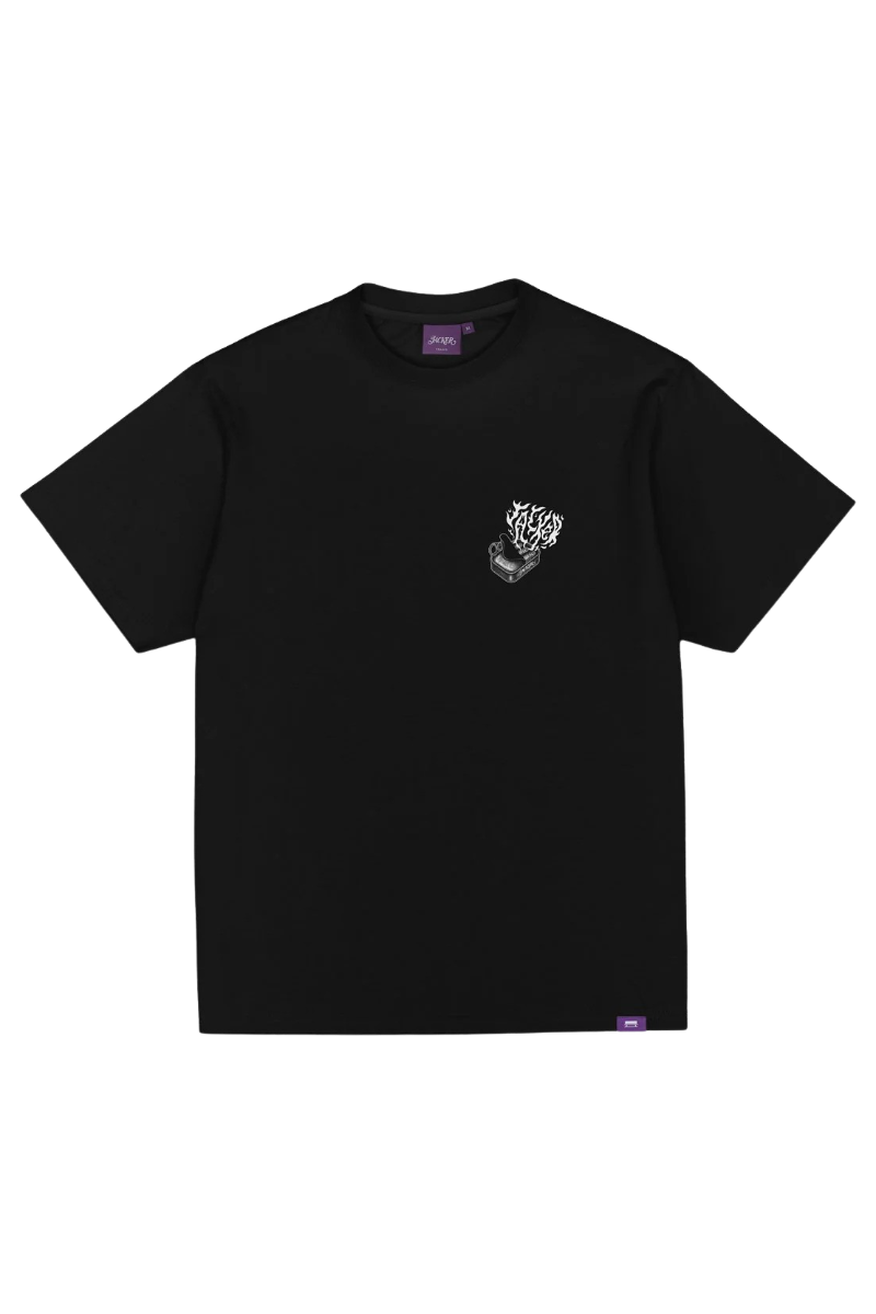 JACKER BLACK SARDINE T-SHIRT Black