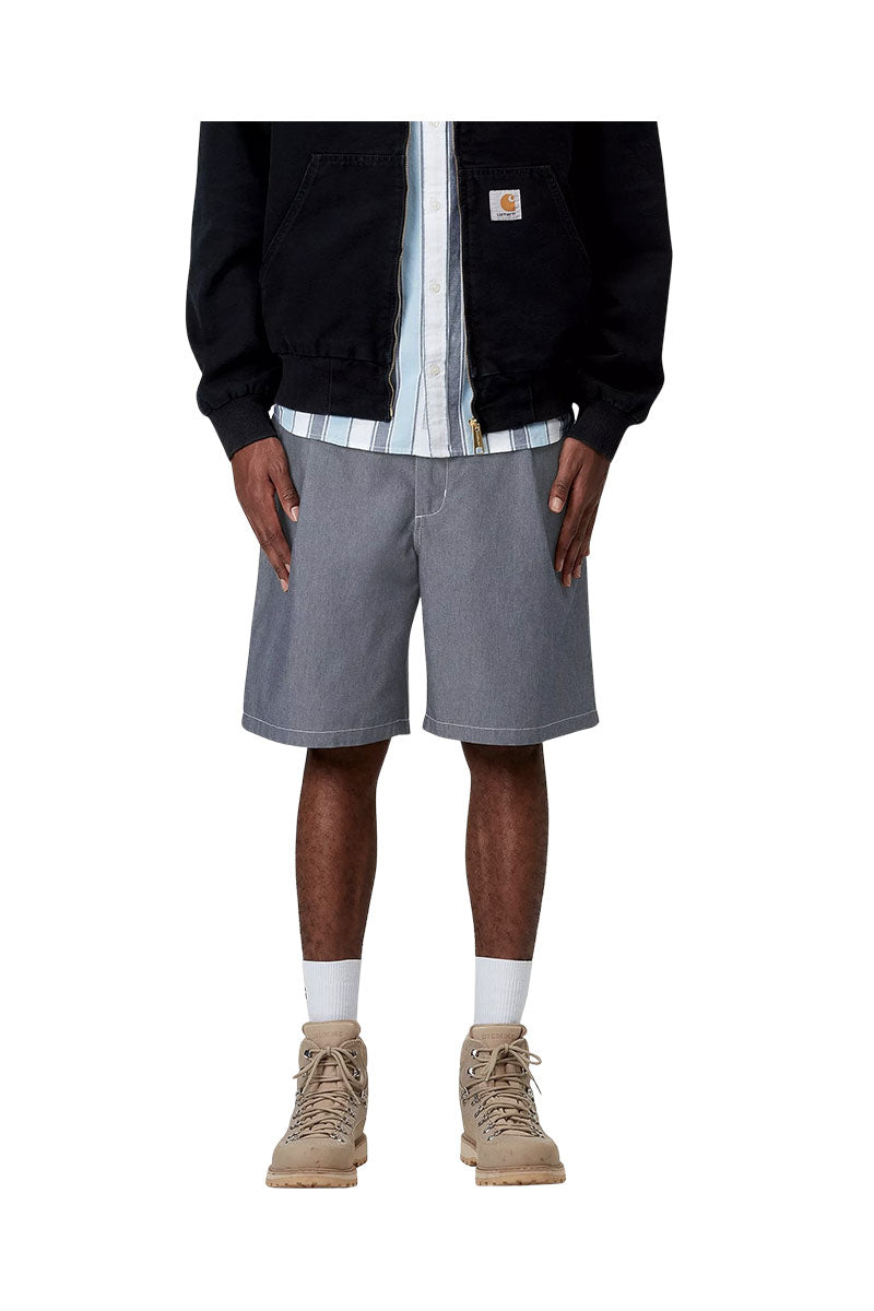 CARHARTT WIP BLAKE SHORT Blue Rinsed