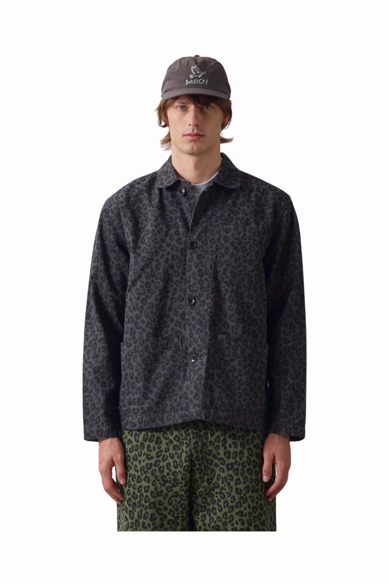 Chemise Service Works Patterned Easy Chef Black Leaopard – vue 2
