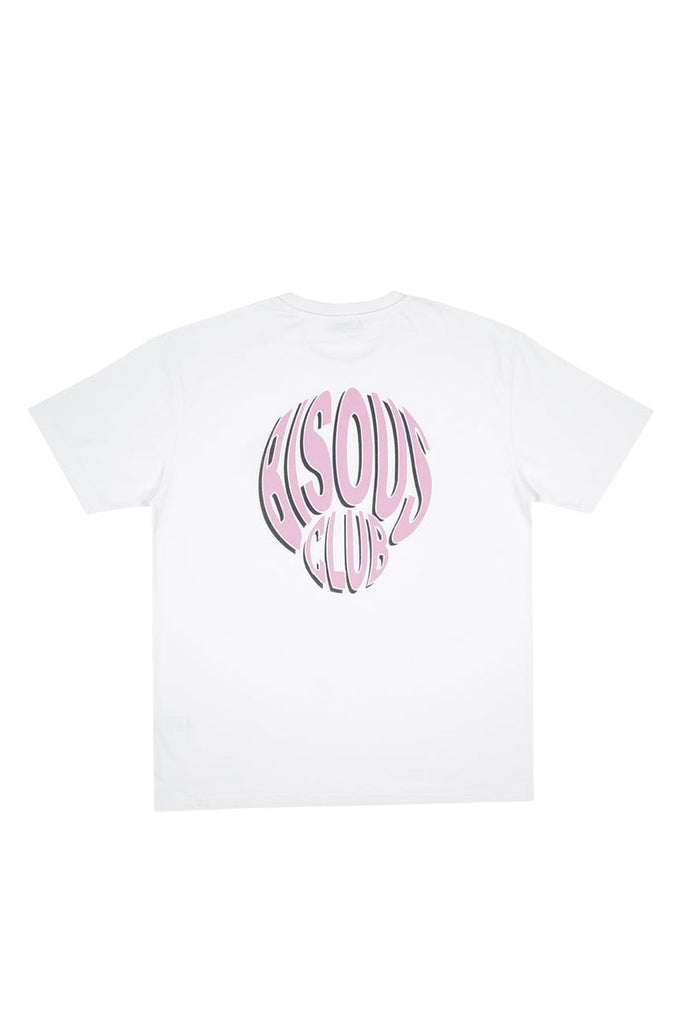 BISOUS SKATEBOARD T-SHIRT BLOW UP White