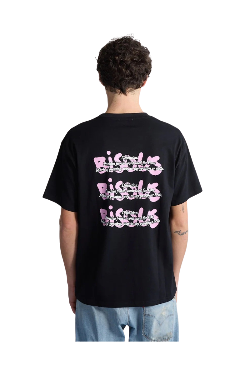 BISOUS SKATEBOARDS BODY LANGUAGE T-SHIRT Black
