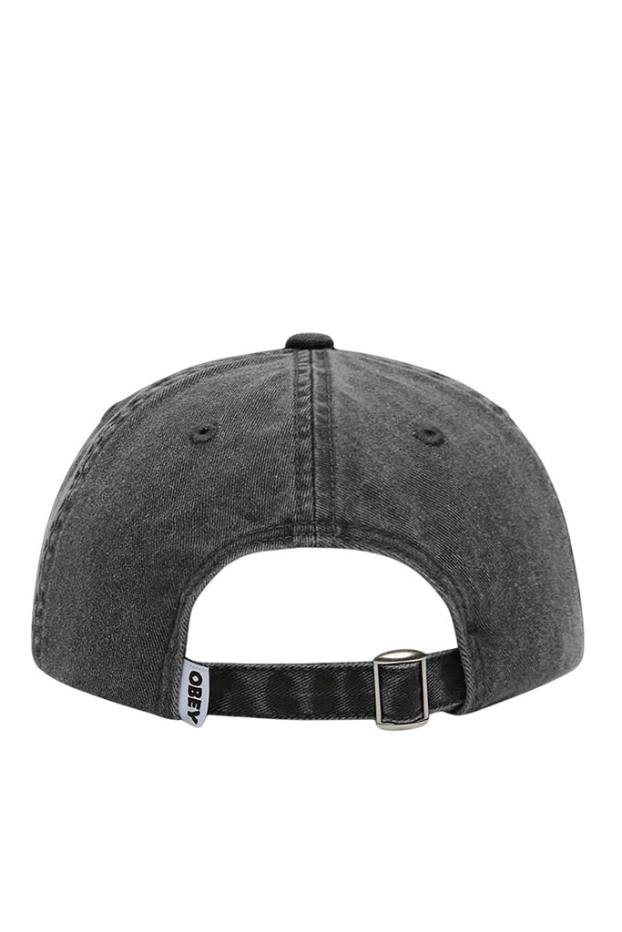 OBEY PIGMENT BOLD 6 PANEL STRAPBACK Black