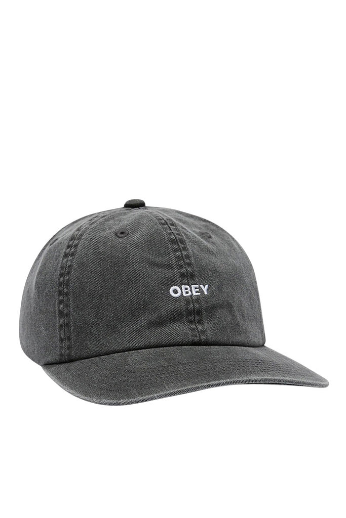 OBEY PIGMENT BOLD 6 PANEL STRAPBACK Black