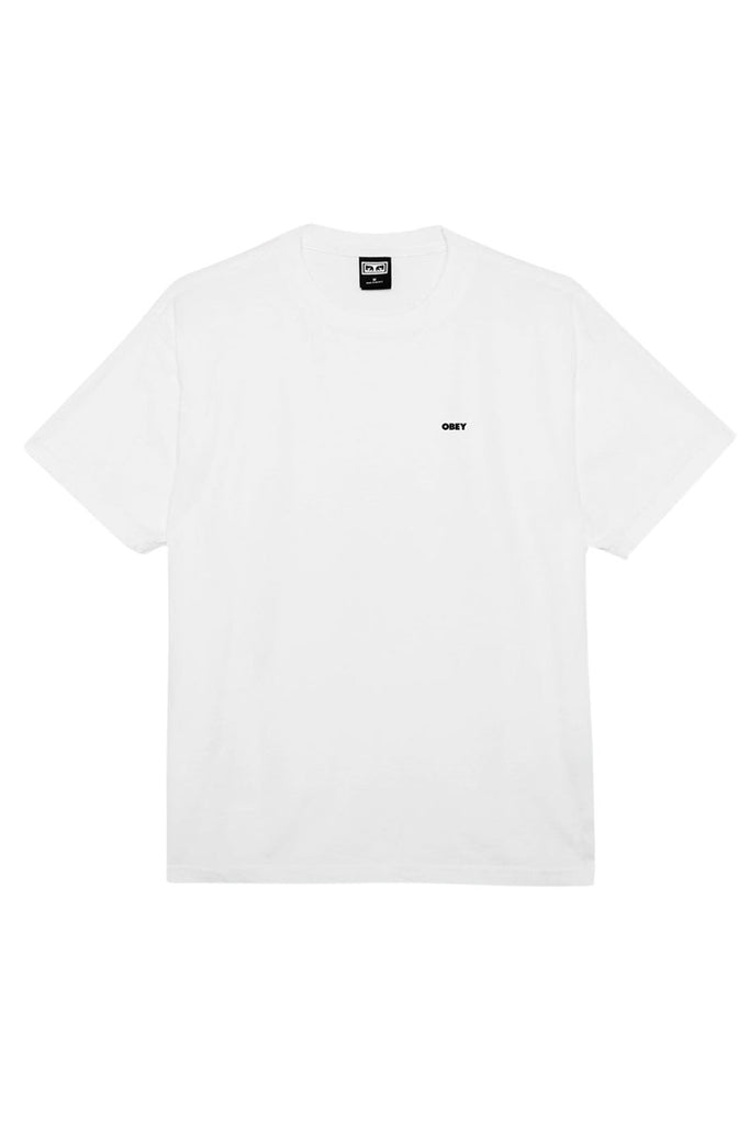 OBEY BOLD ICON HEAVYWEIGHT T-SHIRT White