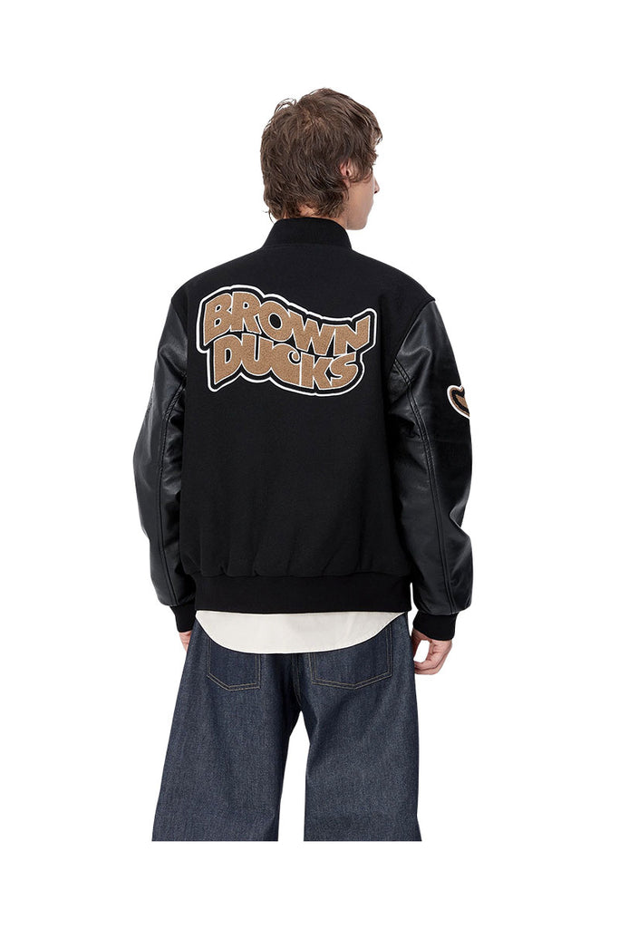 CARHARTT WIP BROWN DUCKS BOMBER Black