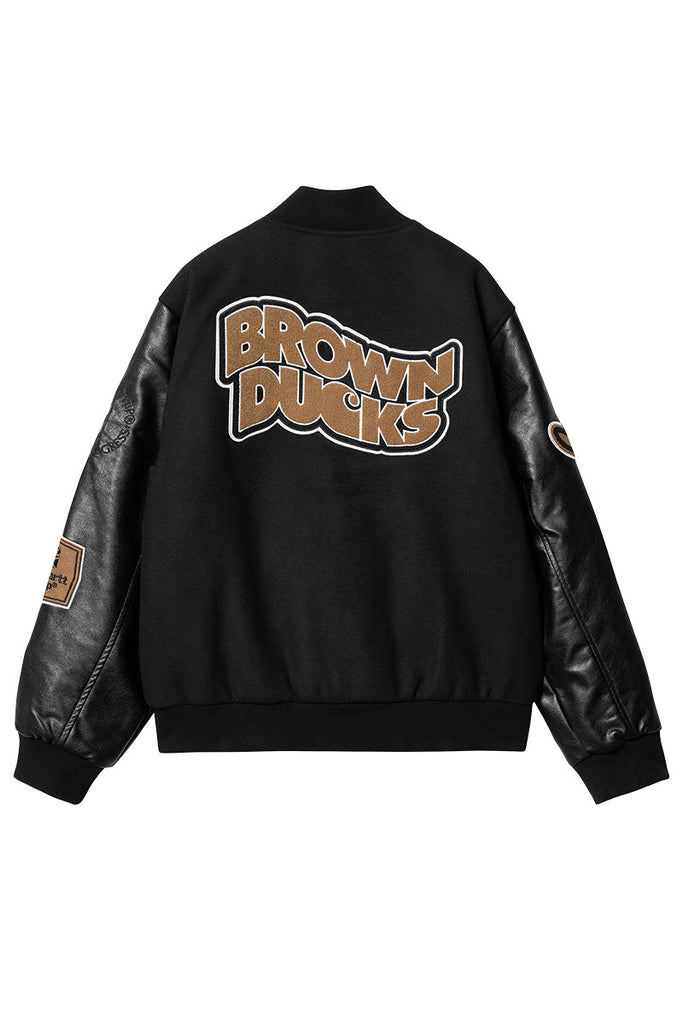 CARHARTT WIP BROWN DUCKS BOMBER Black