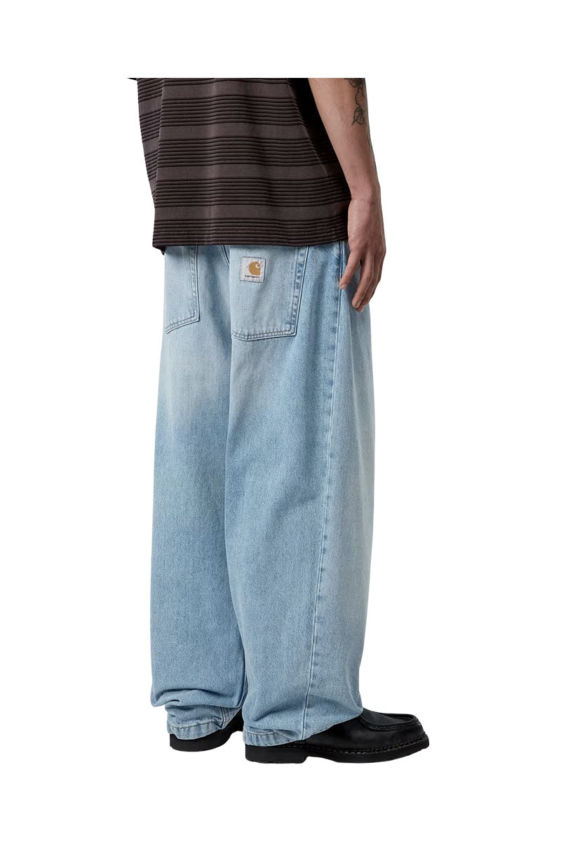 CARHARTT WIP BRANDON PANT Blue Heavy Worn Bleached