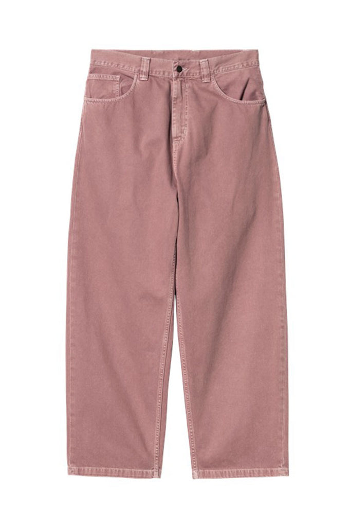 CARHARTT WIP BRANDON PANT Dusky Pink Stone Dyed