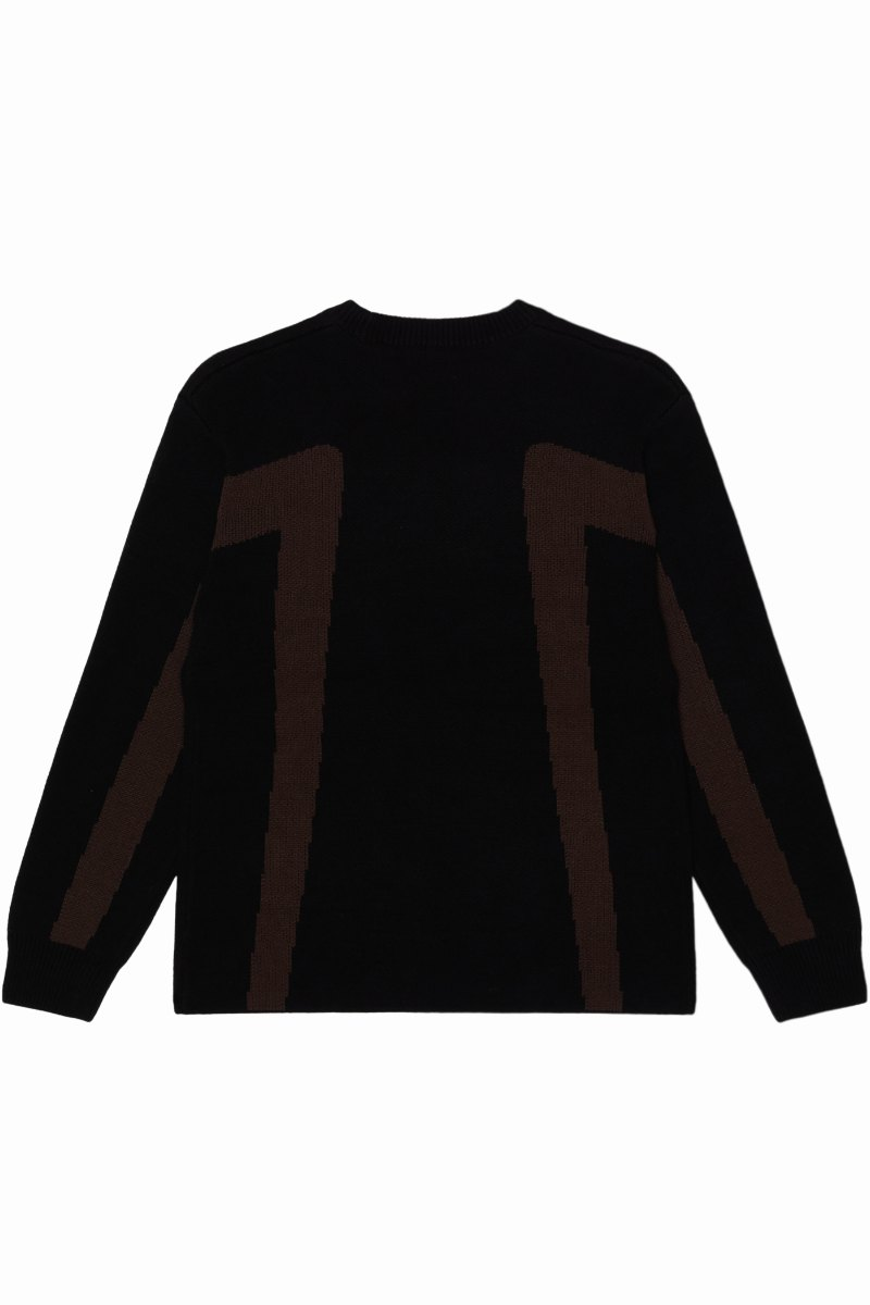 Obey Brann Sweater Digital Black – view 2