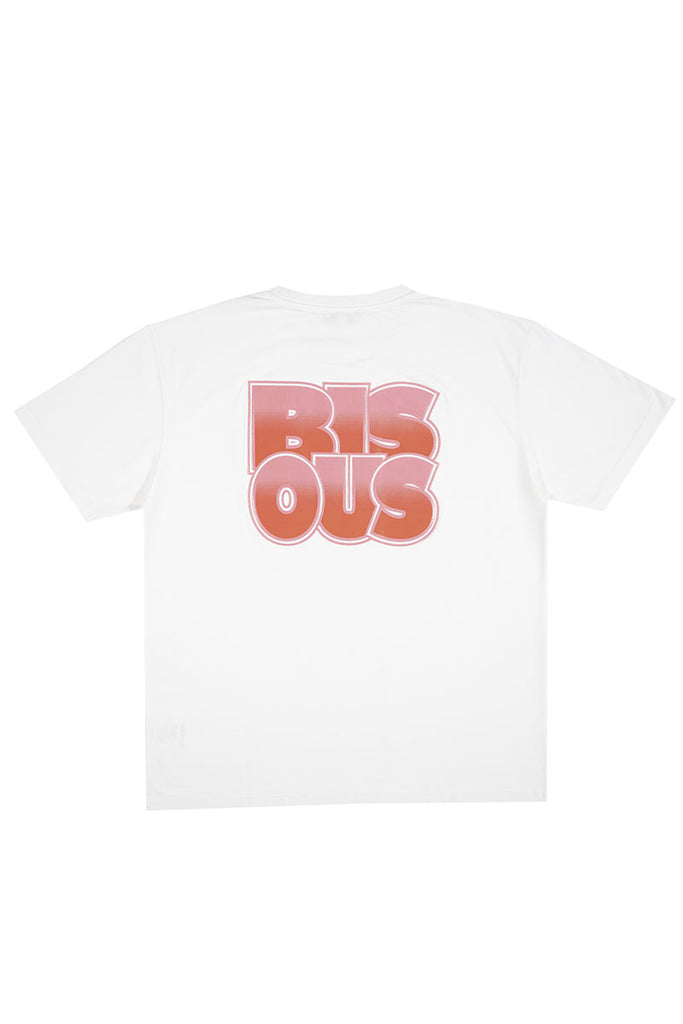 BISOUS SKATEBOARD T-SHIRT BUBBLE White