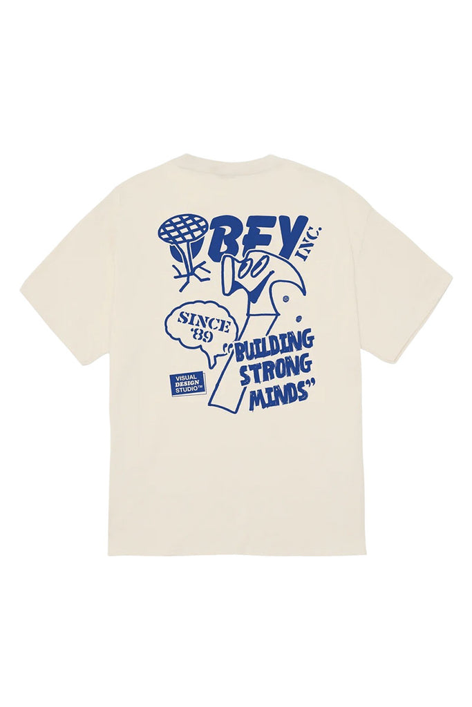 OBEY BUILDING STRONG MINDS T-SHIRT Cream