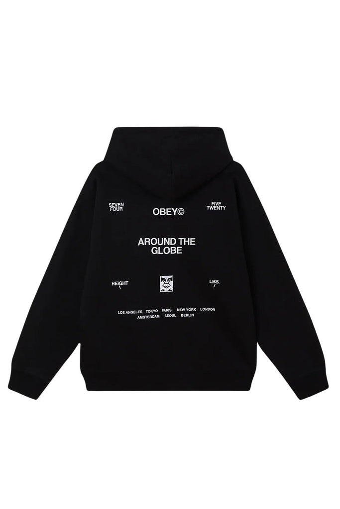 OBEY BUSINESS HOOD Black