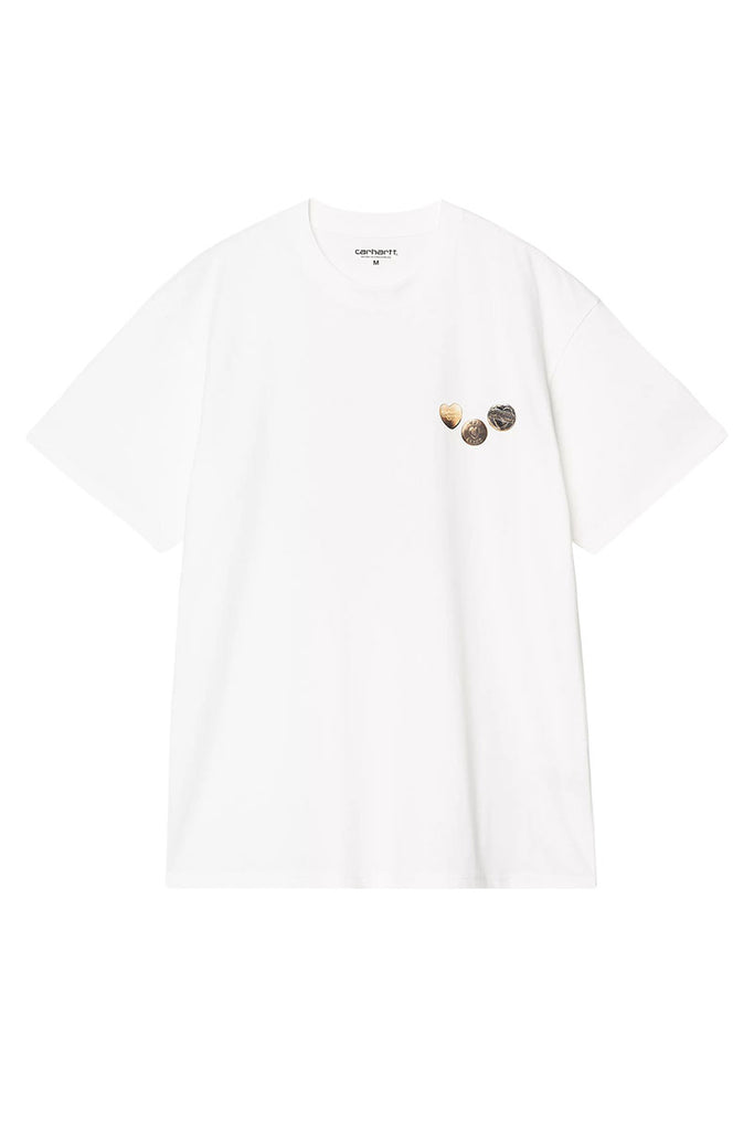 CARHARTT WIP BUTTON T-SHIRT White