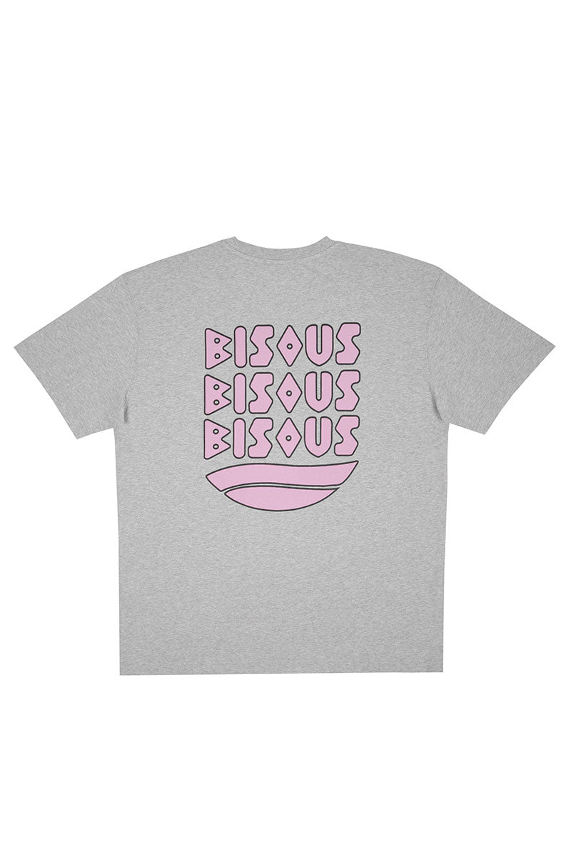 BISOUS SKATEBOARDS T-SHIRT CAP D'AGDE Sport Grey