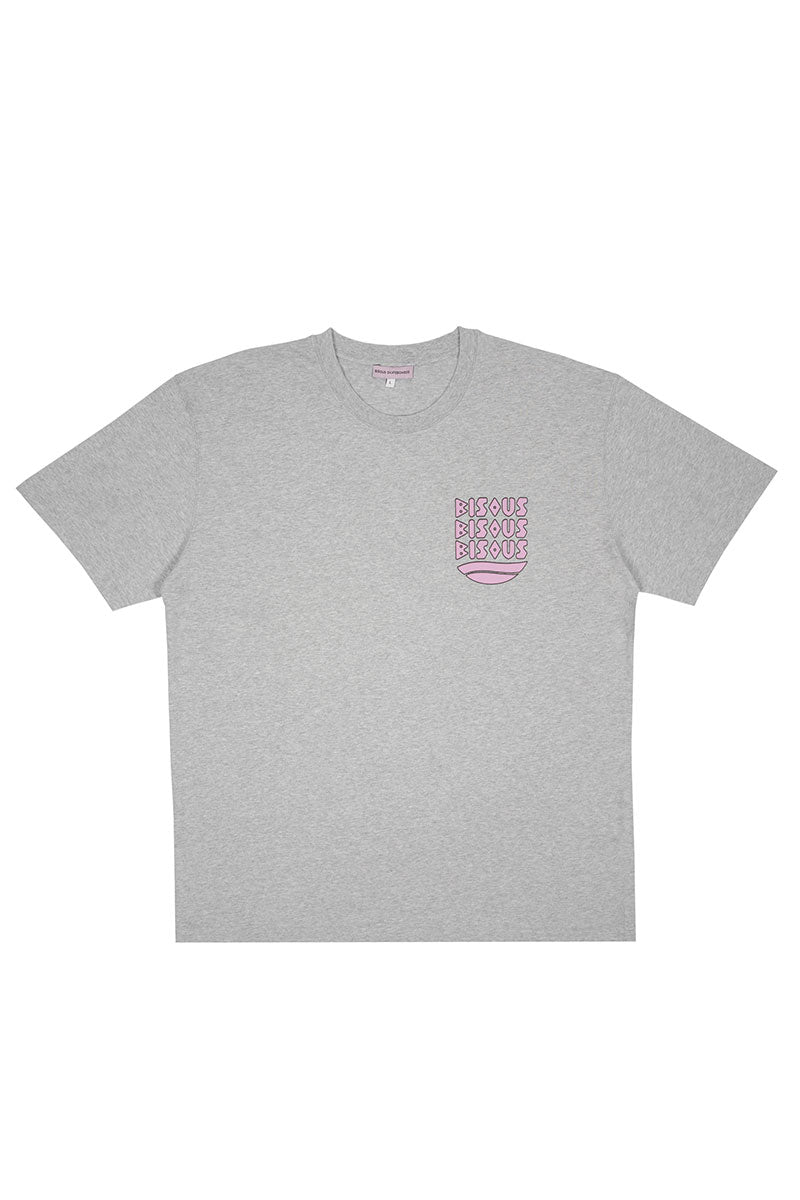 BISOUS SKATEBOARDS T-SHIRT CAP D'AGDE Sport Grey