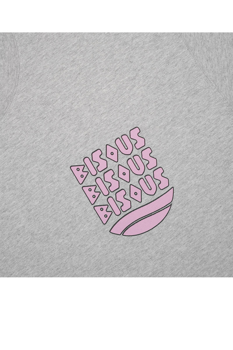 BISOUS SKATEBOARDS T-SHIRT CAP D'AGDE Sport Grey