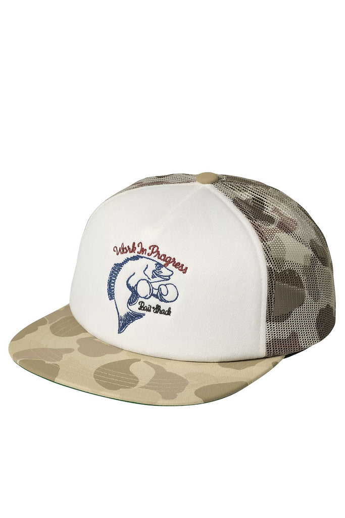 CARHARTT WIP GRAPHIC TRUCKER CAP Camo Duck Desert / Black