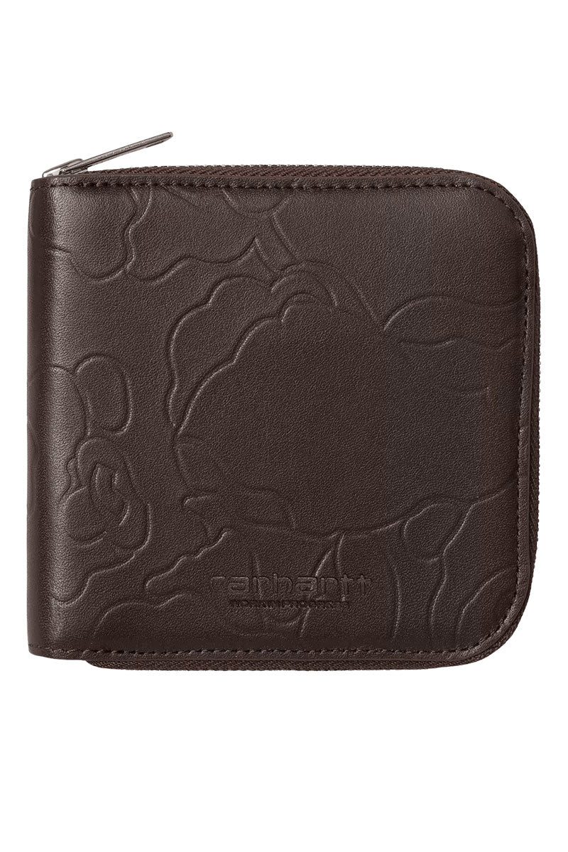 CARHARTT WIP CAMO DUCK WALLET Palisander / Silver