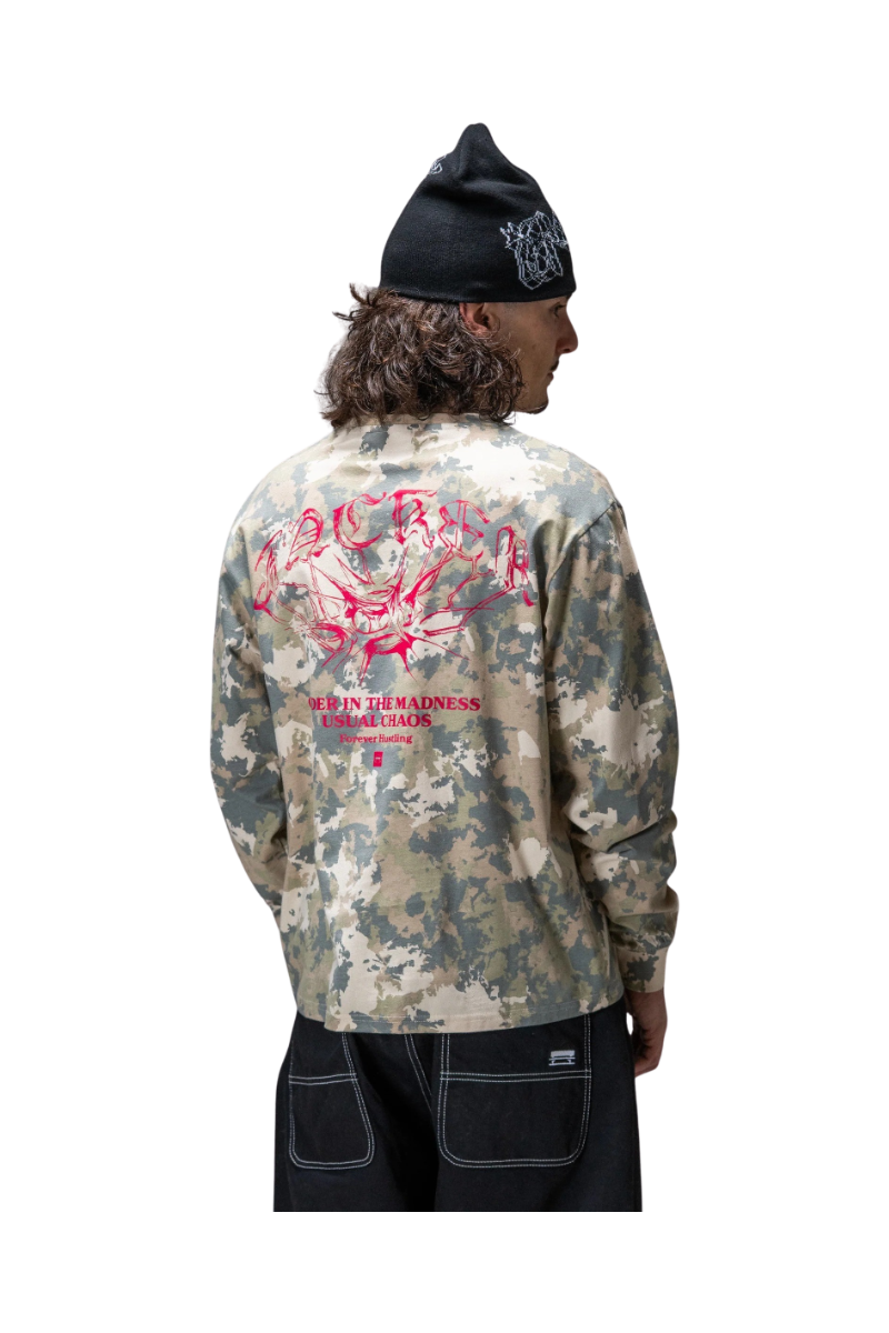 JACKER N°1890 L/S T-SHIRT Camo