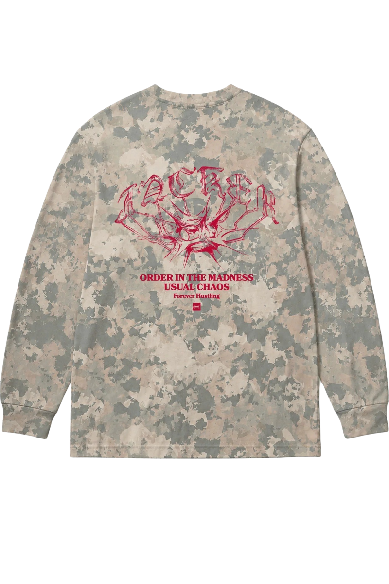JACKER N°1890 L/S T-SHIRT Camo
