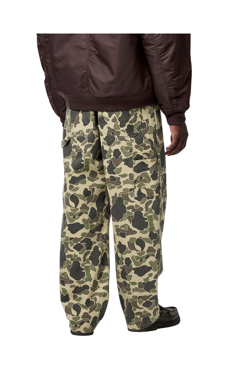 CARHARTT WIP DUCK SINGLE KNEE PANT Camo Duck / green
