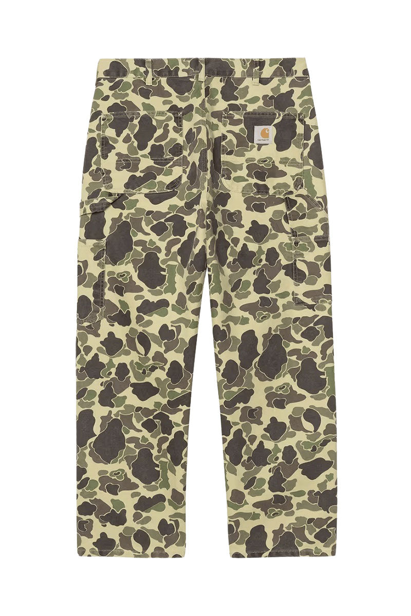 CARHARTT WIP DUCK SINGLE KNEE PANT Camo Duck / green