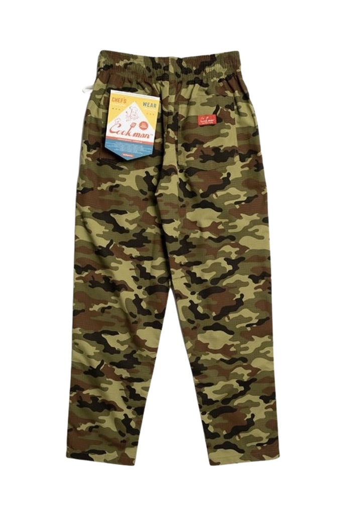 COOKMAN CHEF PANT RIPSTOP Camo Green Woodland