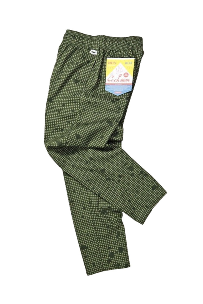 COOKMAN CHEF PANT SAUCE SPLASH Camo Green