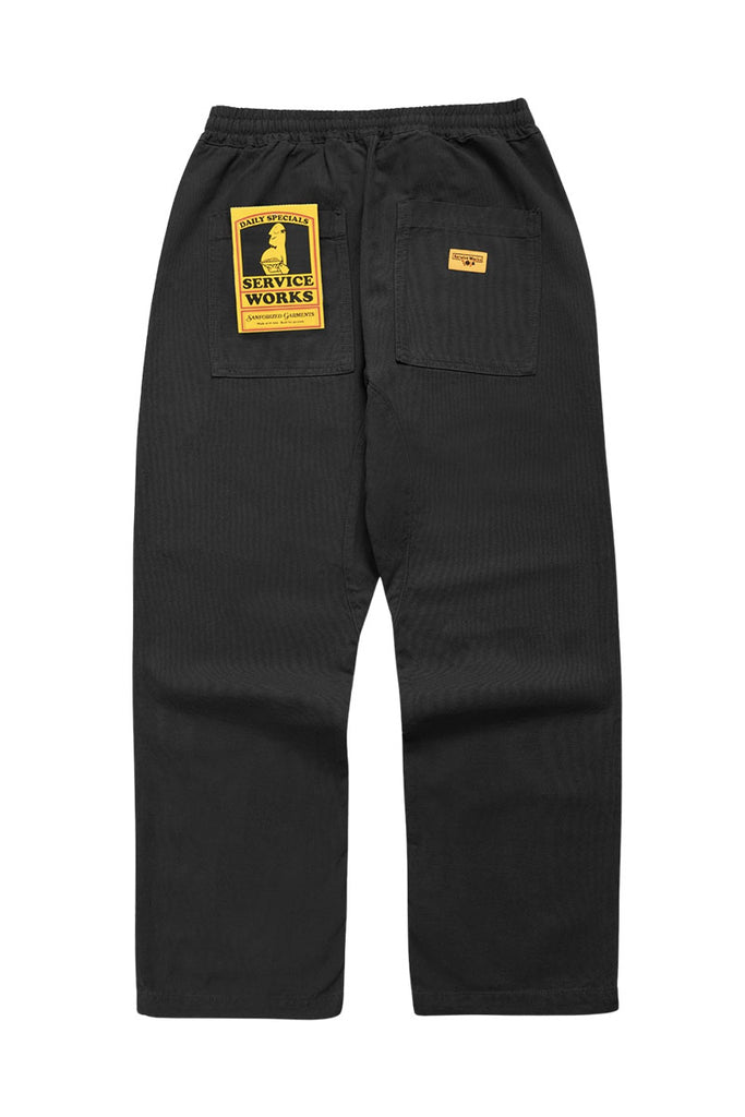 SERVICE WORKS CANVAS CHEF PANT Black