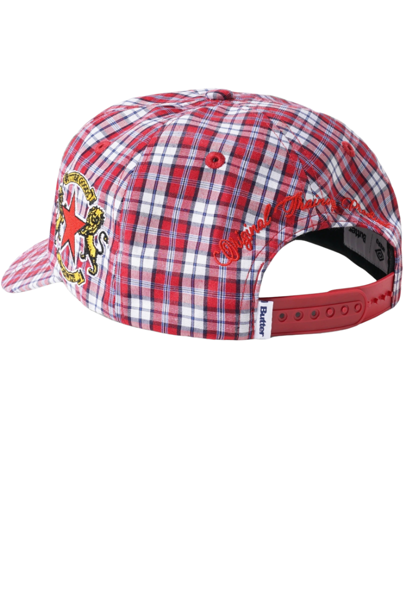 BUTTER VICTORY 5 PANEL CAP Plaid