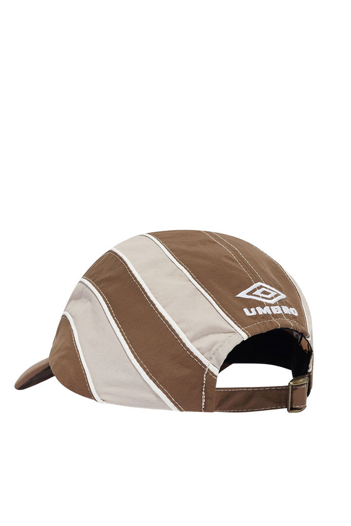 BUTTER x UMBRO DIAMOND 6 PANEL CAP Chocolate / Tan