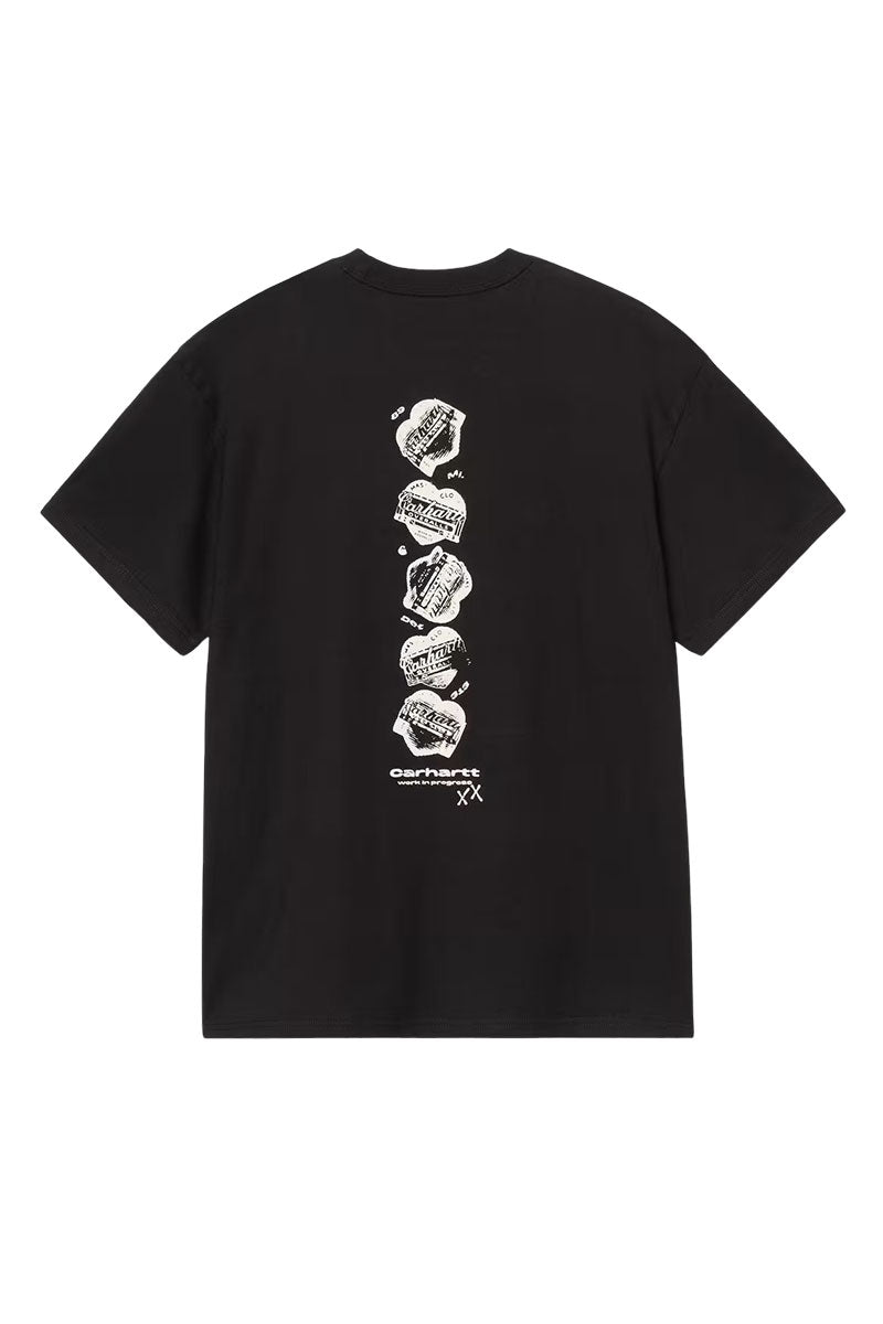 CARHARTT WIP GARBLE T-SHIRT Black