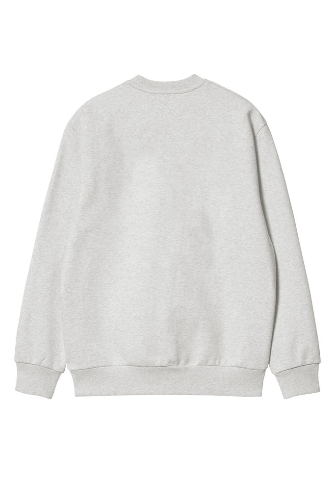 CARHARTT WIP SWEAT Ash Heather / Duck Blue