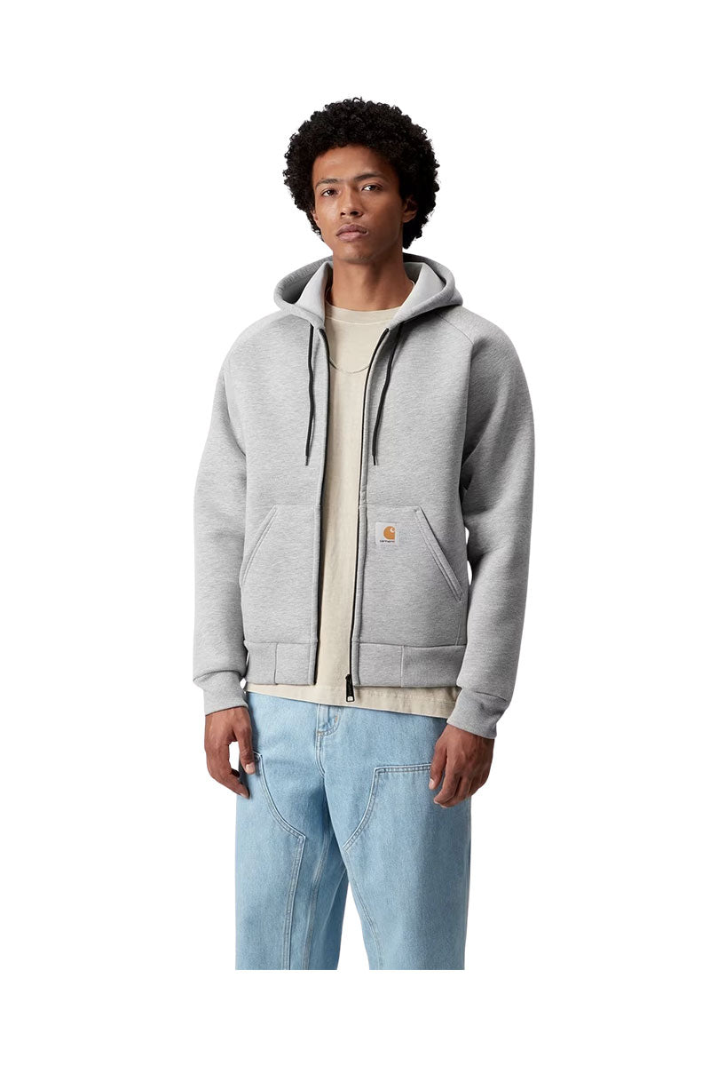 CARHARTT WIP CAR-LUX HOODED JACKET Heather Grey