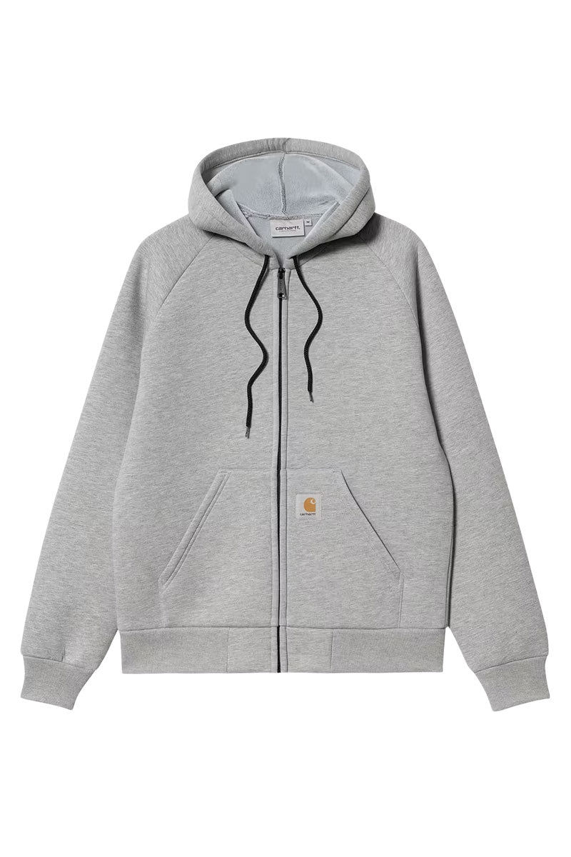 CARHARTT WIP CAR-LUX HOODED JACKET Heather Grey