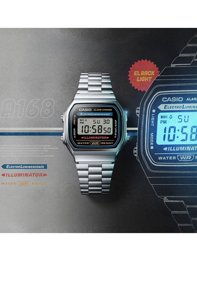 CASIO VINTAGE COLLECTION A168WA-1YES